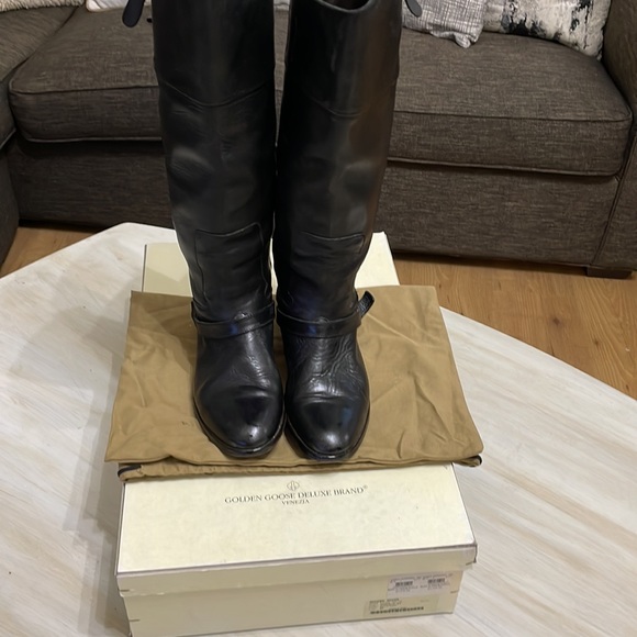 Golden Goose Studded Riding Boots 